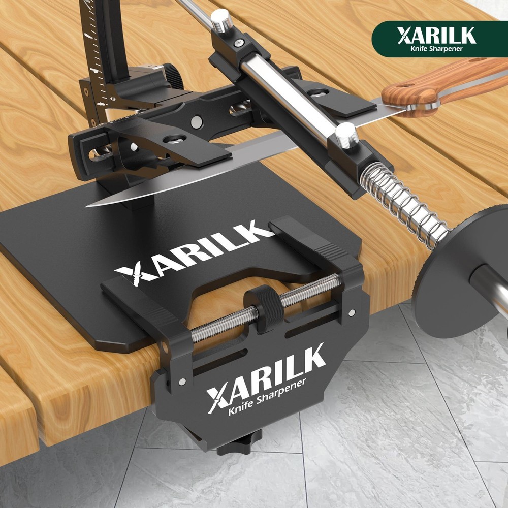 Aluminum Knife Sharpener Securing Clip, Adjustable Width 1.8-4.5",GEN2/GEN3