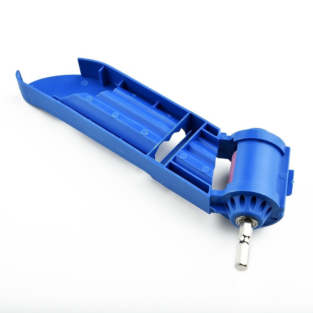 Portable Drill Bit Sharpener Sharpening Tool Corundum Resisting Grinding Wheel