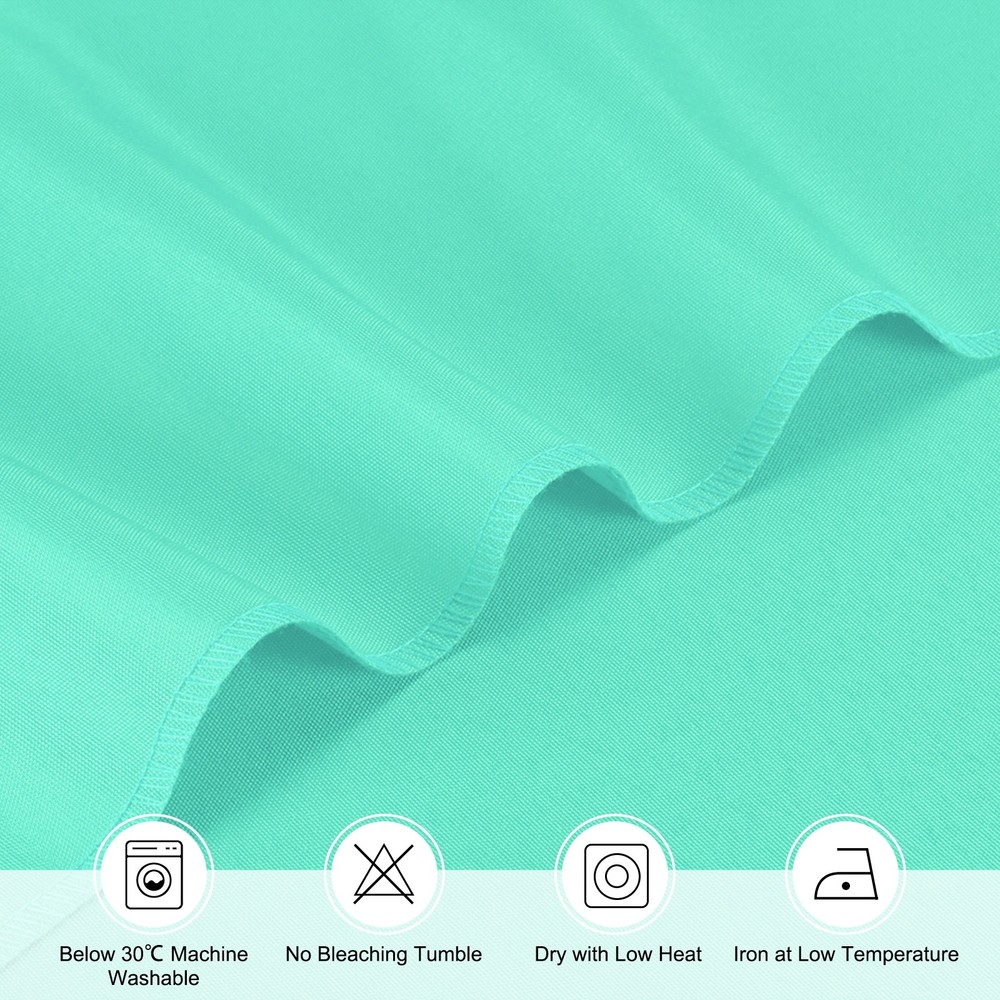 140x220cm Rectangle Tablecloth, Thickened Polyester Table Cloth Turquoise