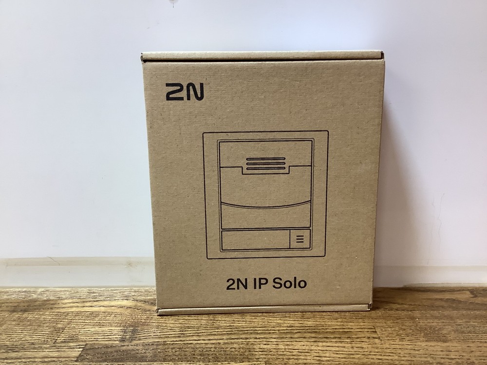 2N IP Solo Intercom System with Camera Surface Mount, Nickel 01301-001