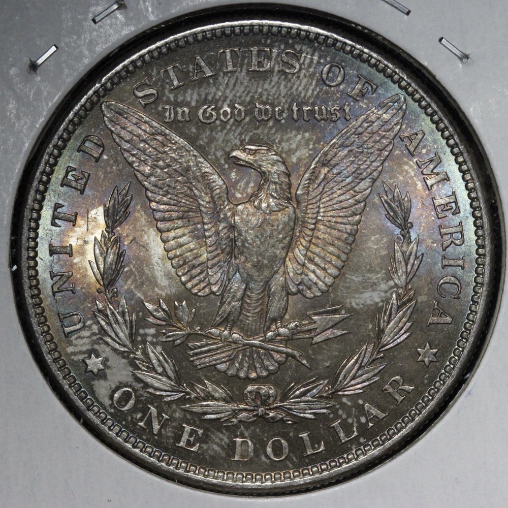 1885 Morgan Silver Dollar BU *UNCIRCULATED* MS TONED E304 RXZA