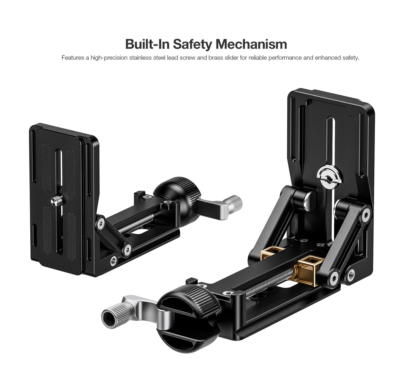 Leofoto BVL-02 Tilt Adapter with Crank Handle-Arca Compatible