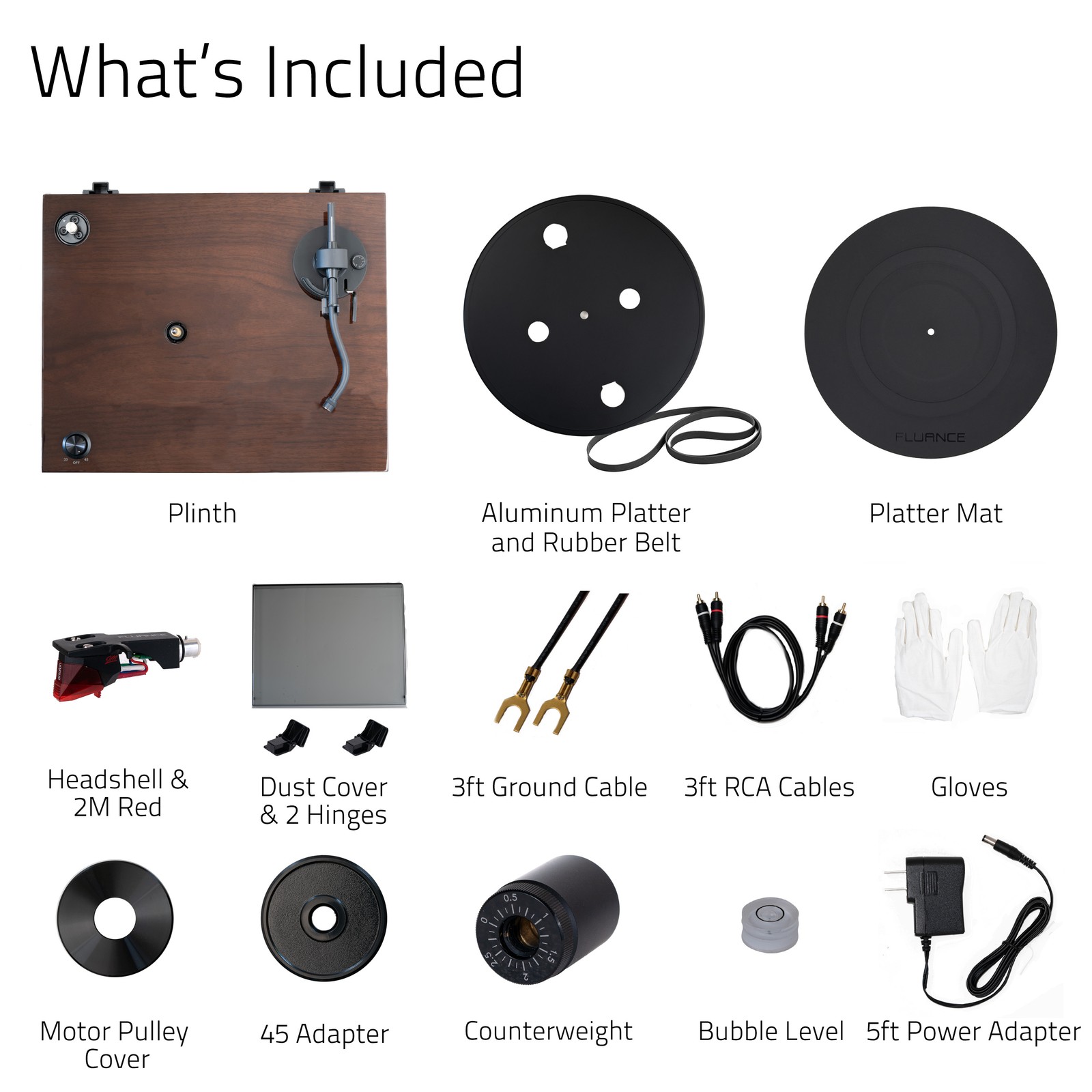 Fluance Reference High Fidelity Vinyl Turntable Record Player Ortofon Cartridge