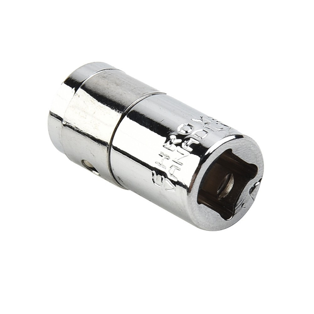 2pcs 1/4 Square Drive To 1/4 Hex Socket Bits Converter Screwdriver Bit Adapter