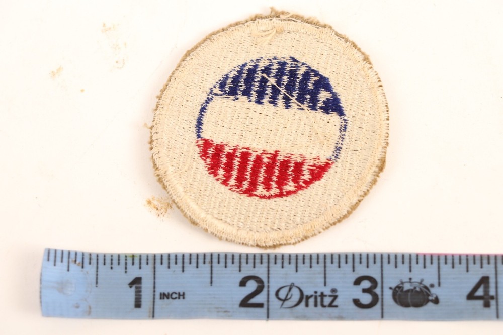 Original WWII General HQ Patch as Worn by Early Airborne Units Snowflake back