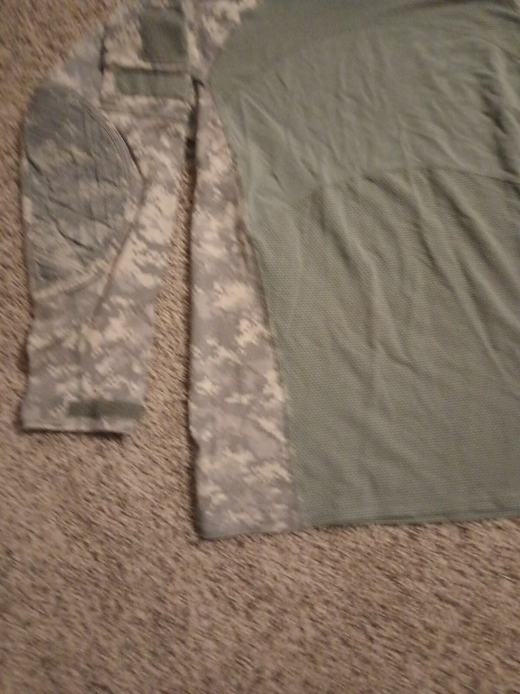 Army Combat Base Layer Scorpion Camo Flame Resistant Combat Large