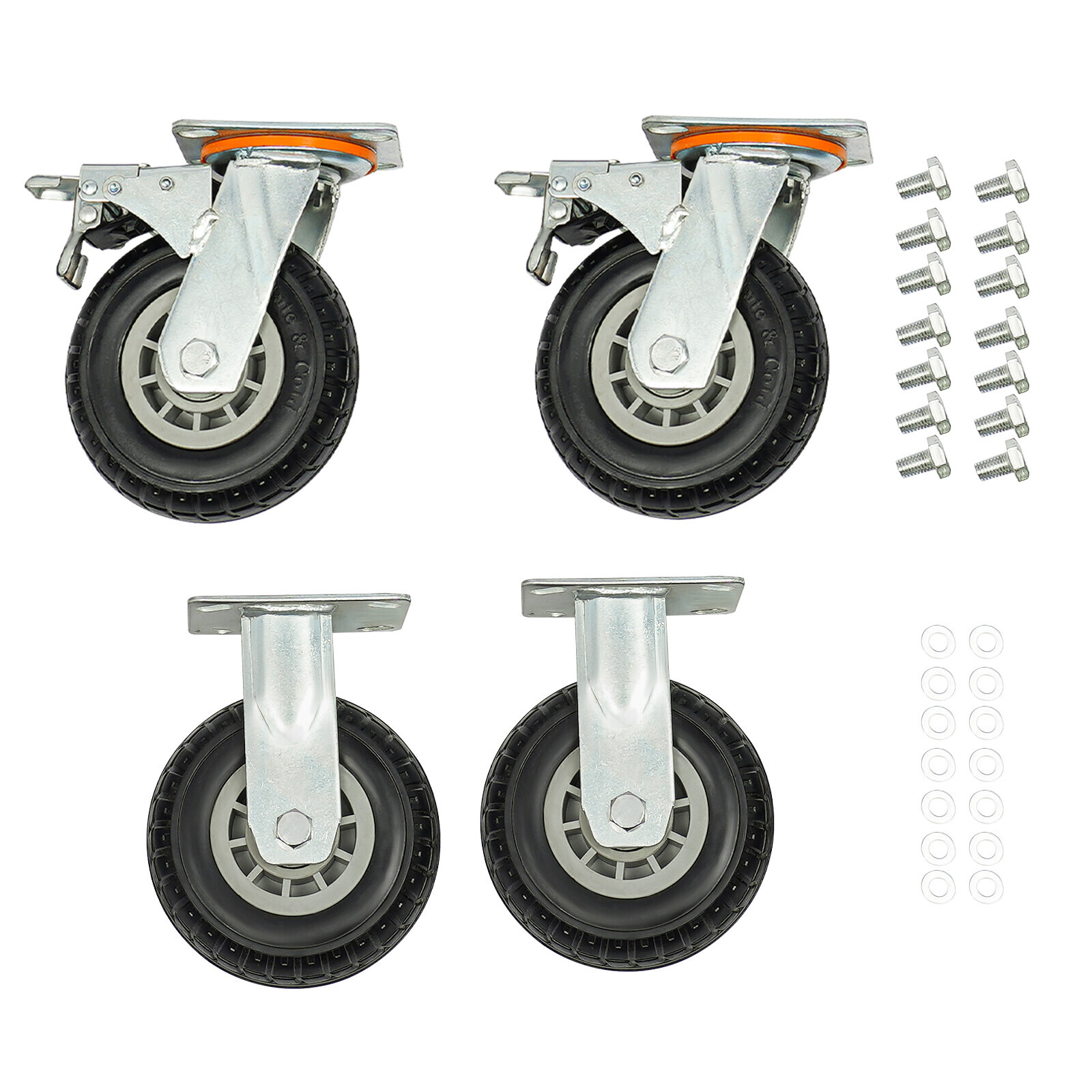 Platform Truck Trolley Foldable Platform Cart 2200lb with 4 Wheels for Warehouse