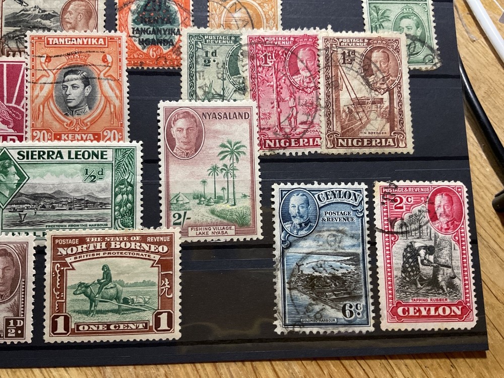 Commonwealth mounted mint or used stamps B3736