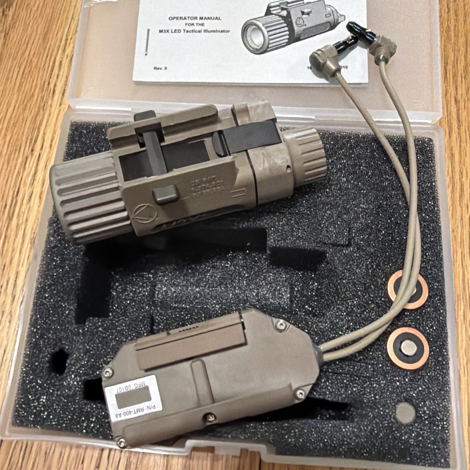 Insight Technology M3X LED Tactical Weapon Light Illuminator Tan/FDE SU-233 GWOT