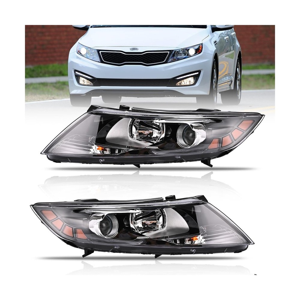 Headlight Assembly for Ki-a Optima 2011-2013, 11-13 Driver & Passenger Side H...