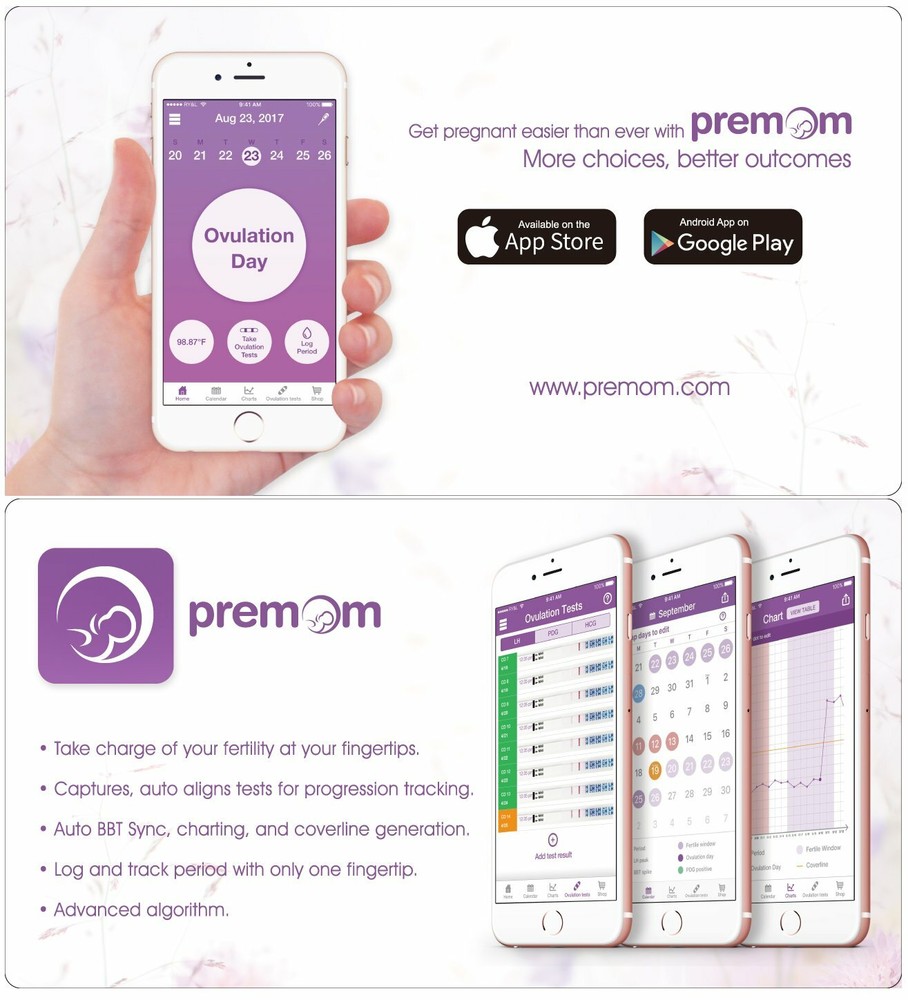 Premom Ovulation Predictor App Integrated Smart Basal Thermometer – EBT-300
