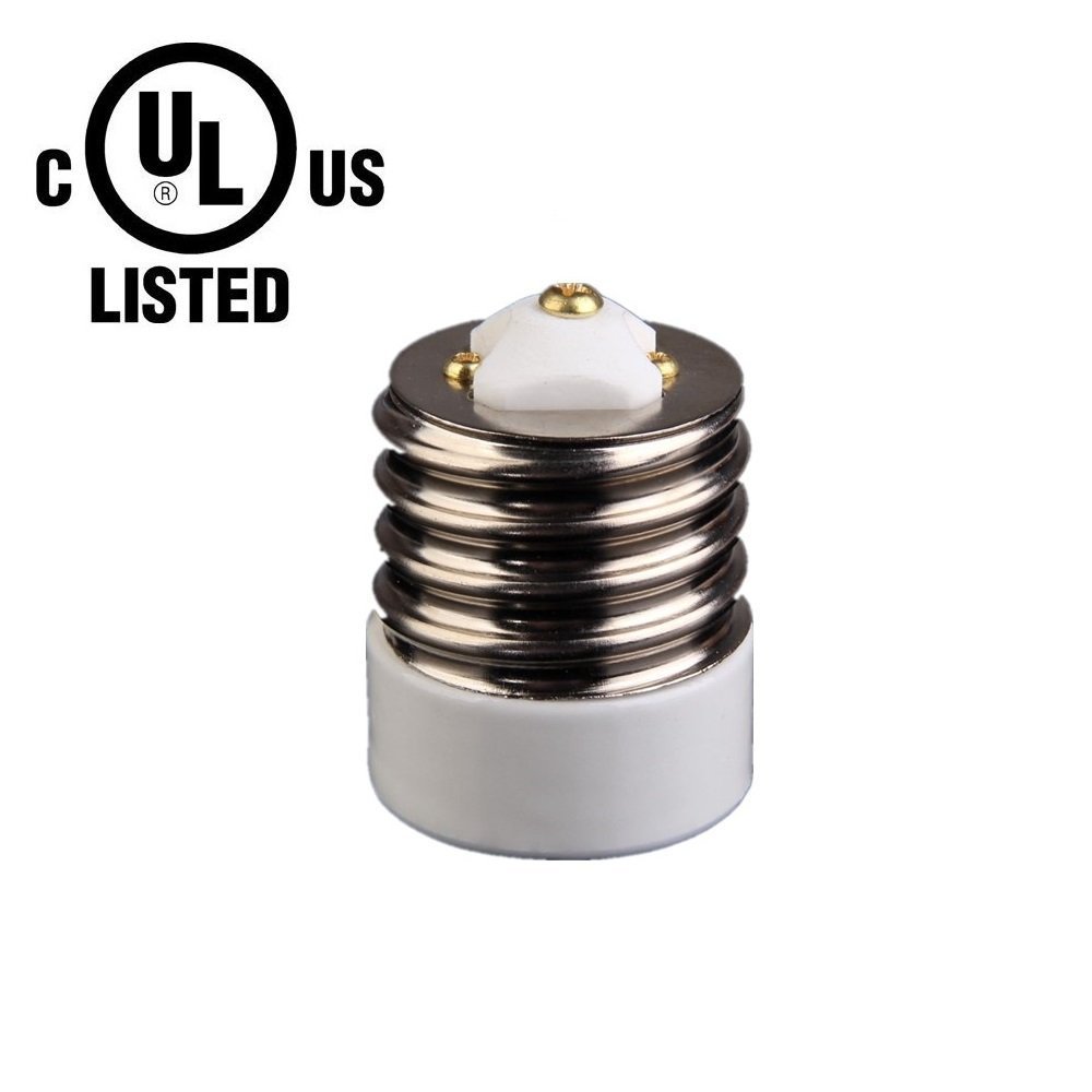 Mogul (E39) to Medium (E26) Socket Adapter Converter For Antique Lamp Socket