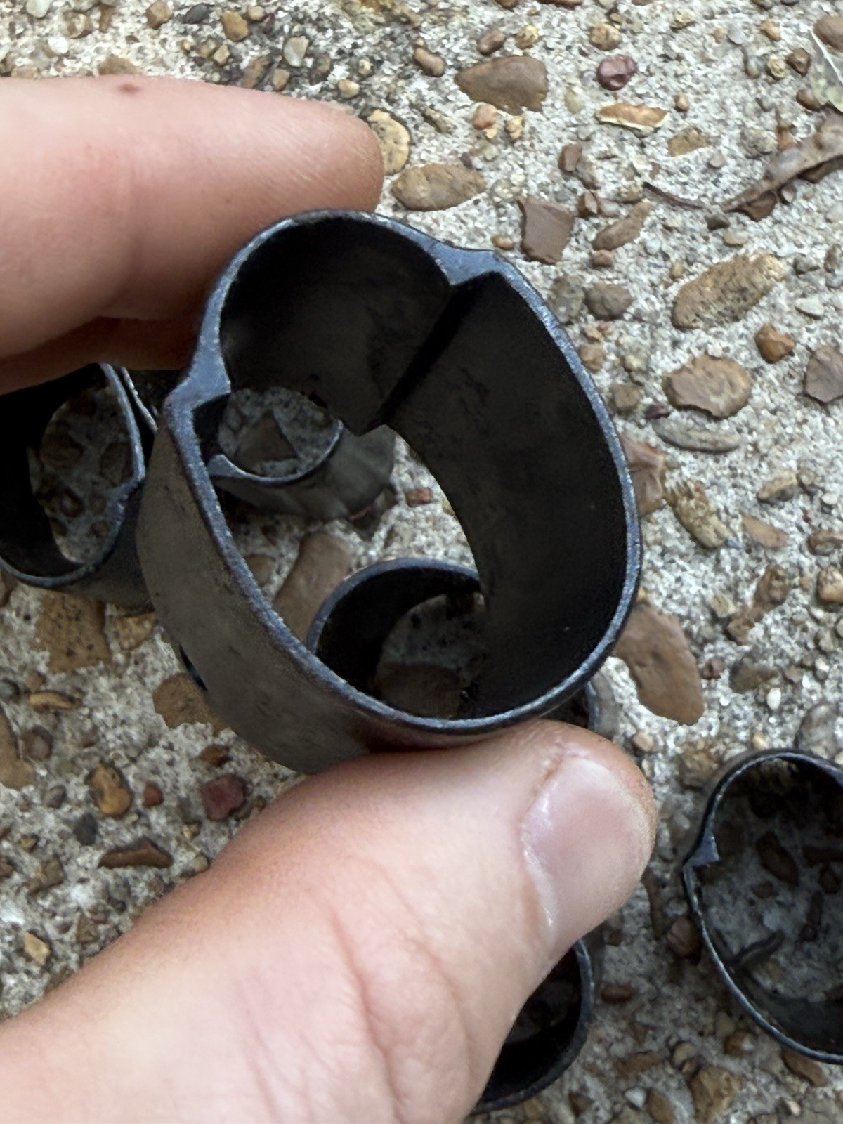 Original WW2 German K98 Mauser Stock Milled Front Barrel Band - Unnumbered