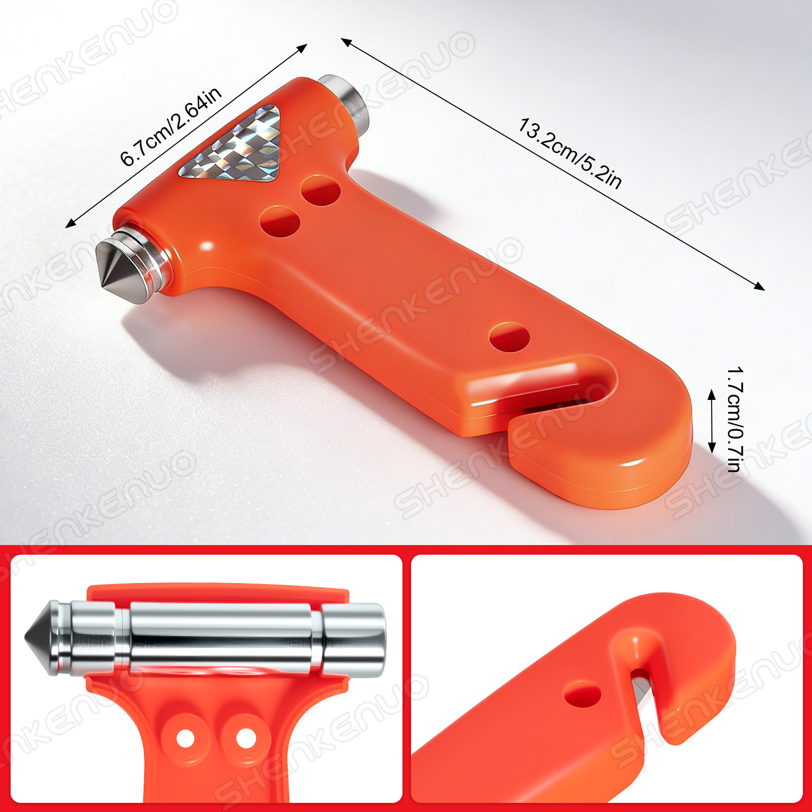 Car Safety Hammer Window Glass Breaker Seat Belt Emergency Escape Cutter Tool US