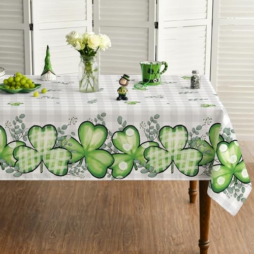 St. Patrick's Day Rectangular Tablecloth 52×70 52" x 70" (Rectangular) Green