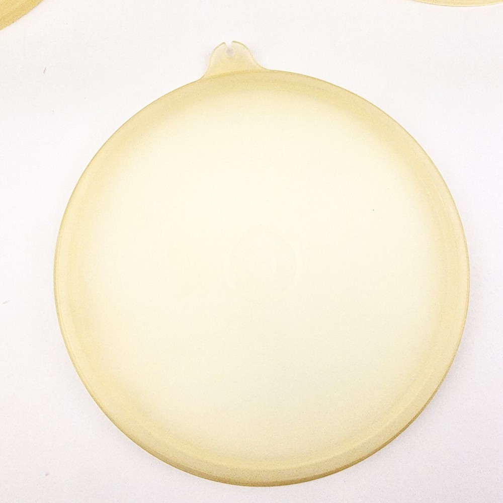 Tupperware Replacement Clear C Tab Lid Lot 227-43 3 pc Flaws