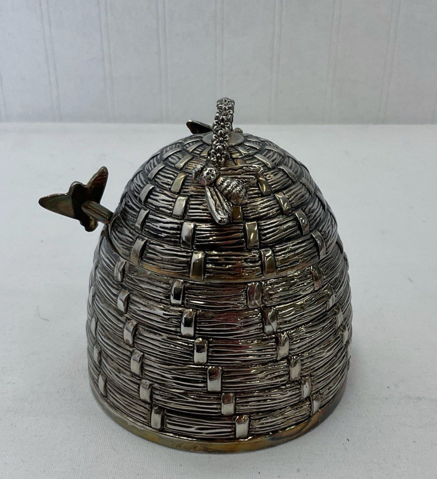 Godinger Silver Honey Pot