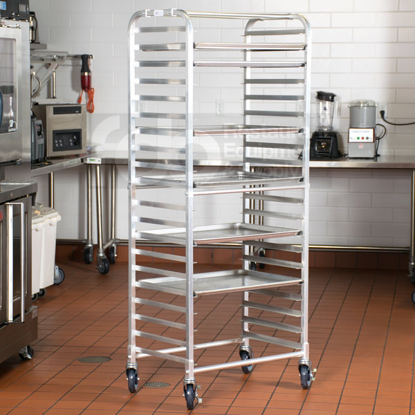 20 Pan SIDE Load Bun Commercial Dough Baking Full Sheet Pizza Bakers Bakery Rack