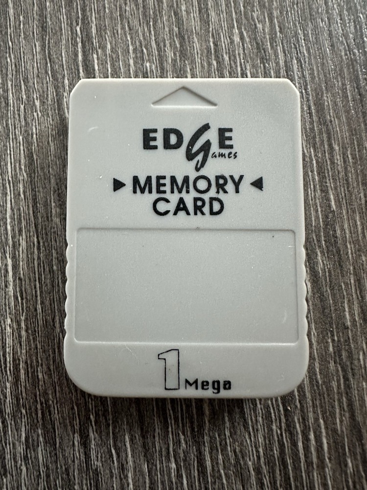 Sony Playstation 1 PS1 Edge Memory Card - Grey