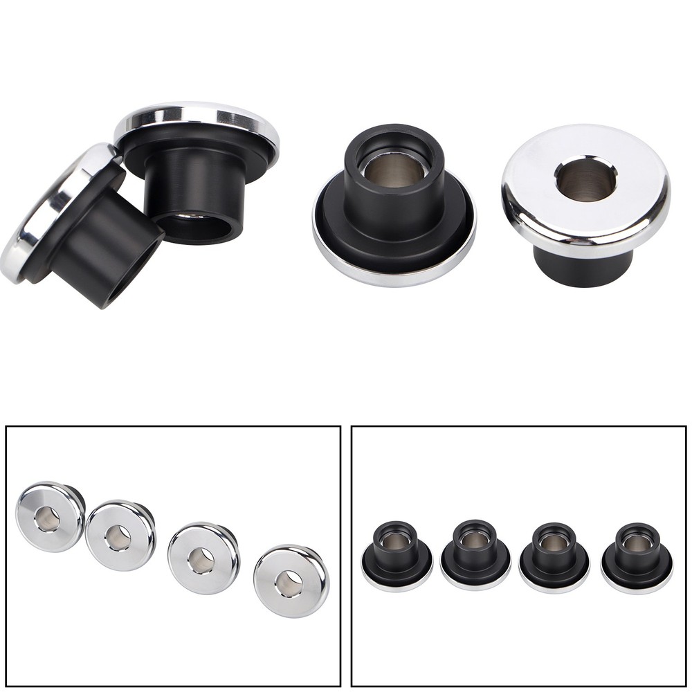 Motor Chrome Handlebar Riser Bushings Set For Harley Electra Glide 2014 FLHTK