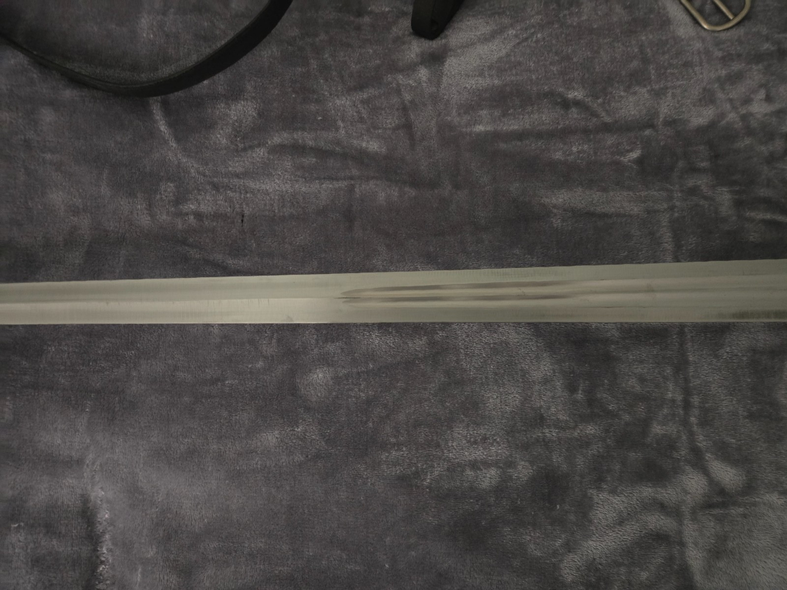 Fabri Armorum Longsword KATZBALGER Bastard Sword Black scabbard belt 120cm Blunt