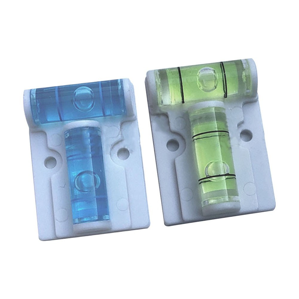 2pcs Horizontal Plastic T TypeLevel Scope Measuring Bubble Inclinometer