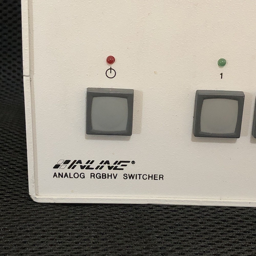 Inline IN3556 RGBHV Analog Switcher 6 inputs. power on. untested