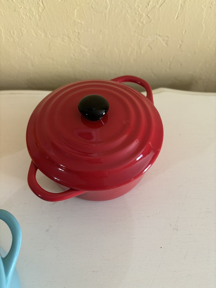 Creative Co-op Stoneware Mini/Individual Baker Dish with Lid