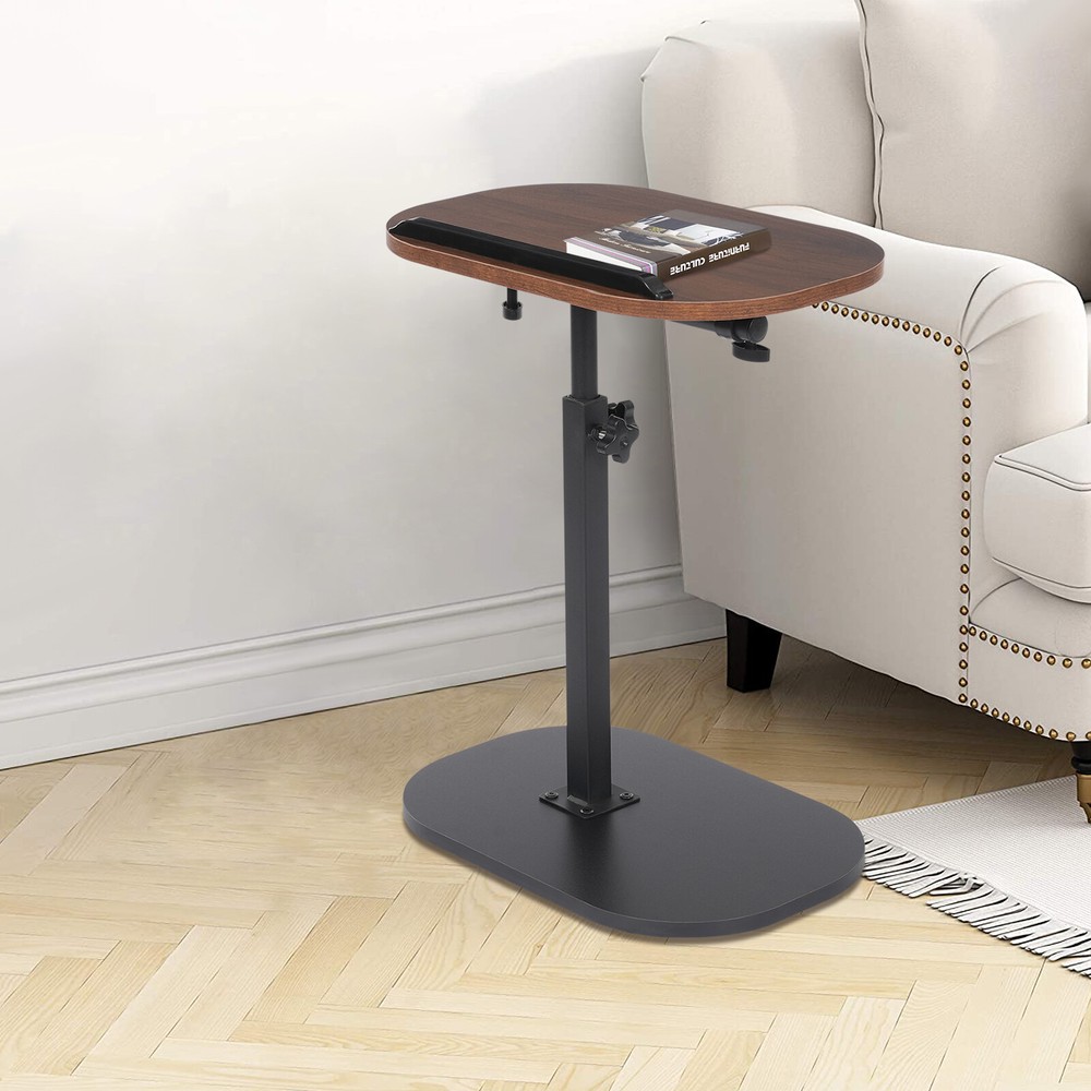 C-shaped Side Table Sofa Table for Living room&Study Height Adjustable SideTable