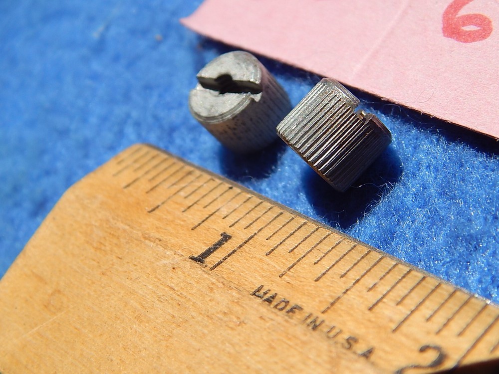 Wurlitzer Thumb Nut SAE 6-32 Knurled - 2 each -