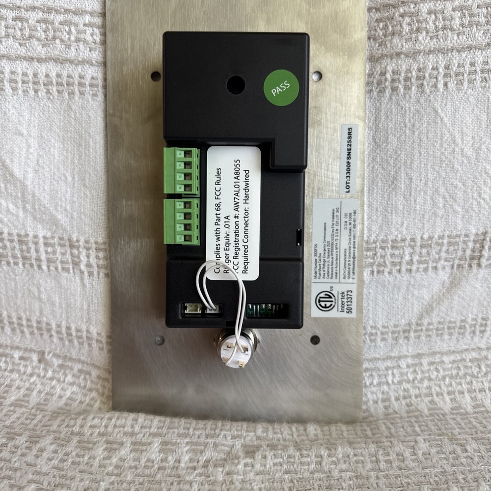 Rath By Avire Call Box Face Only - 3300FSN For Elevators