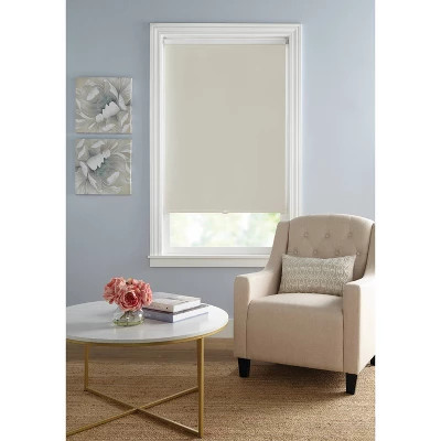 1pc 36"x72" Blackout Roller Window Shade with Slow Release System Gray -