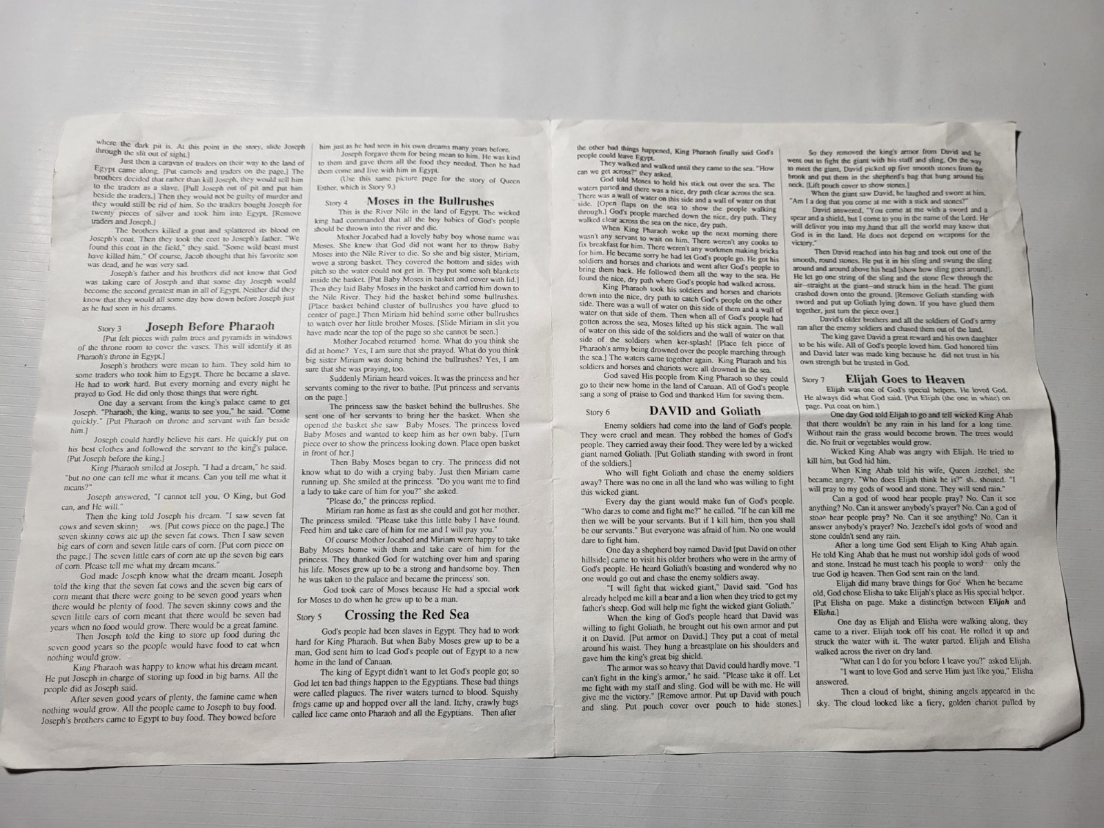 Betty Lukens 1987 Quiet Book Bible Felt Flannelgraph Lot Gently Used-incomplete