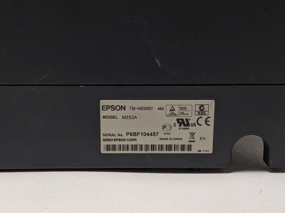 Epson M253A TM-H6000IV Multi-Function POS Receipt Printer W/ Power Adapter