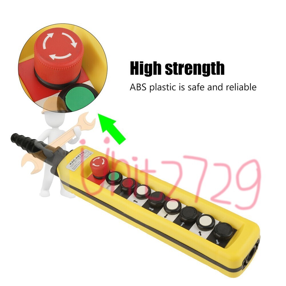1PC Xac-A8713 Crane Lifting Control Switch Emergency Stop Button Control Switch