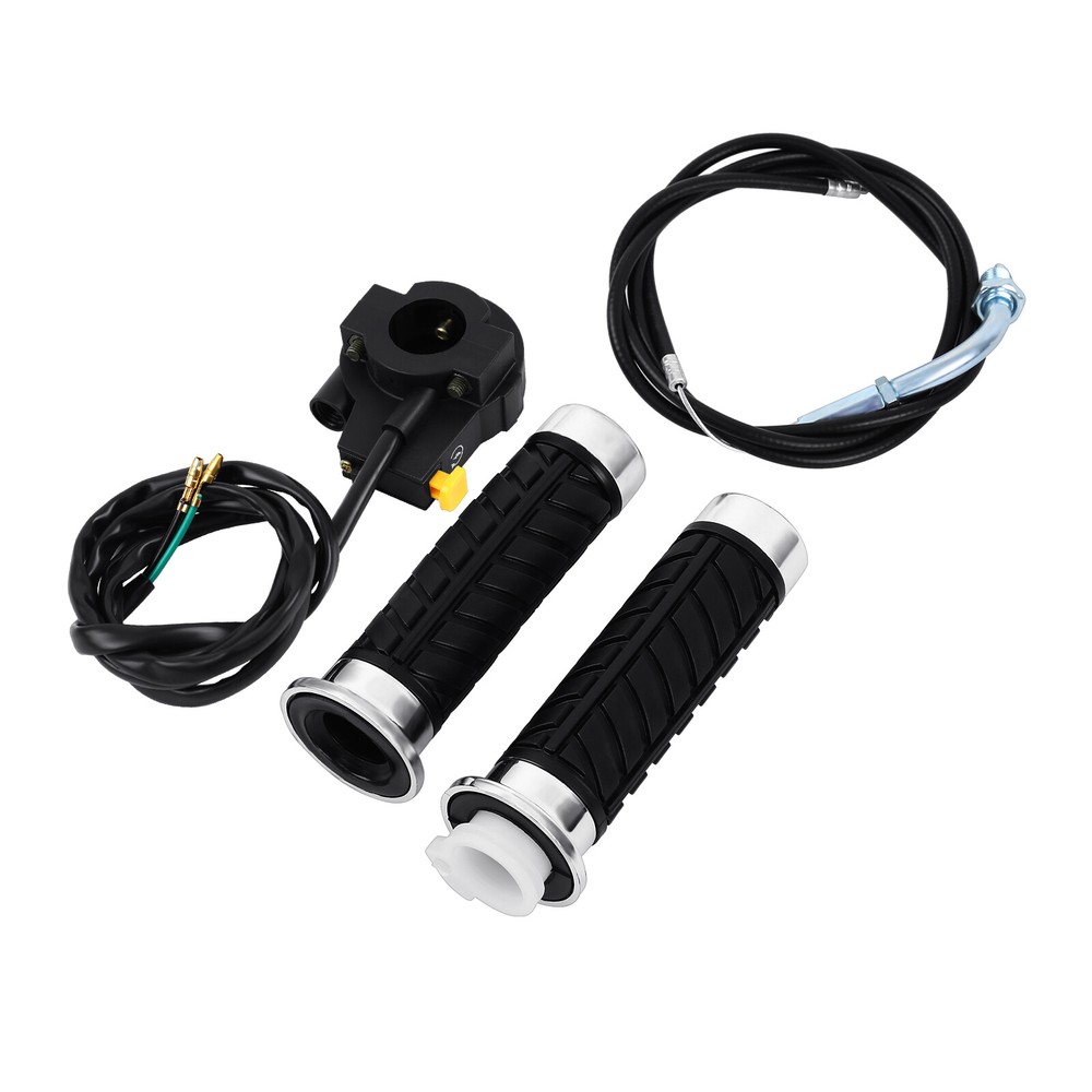 Throttle Control Handlebar Grip Kill Switch For 49cc 66cc 80cc Motorized Bicycle