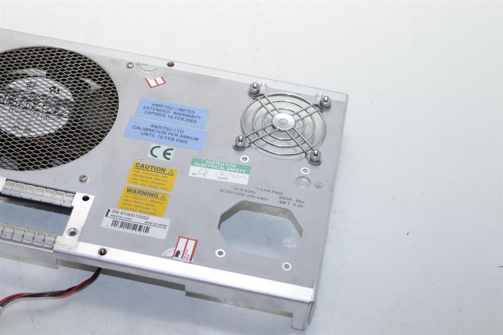 Anritsu MP1556B SDR/PDH/ATM Analyzer Back Panel