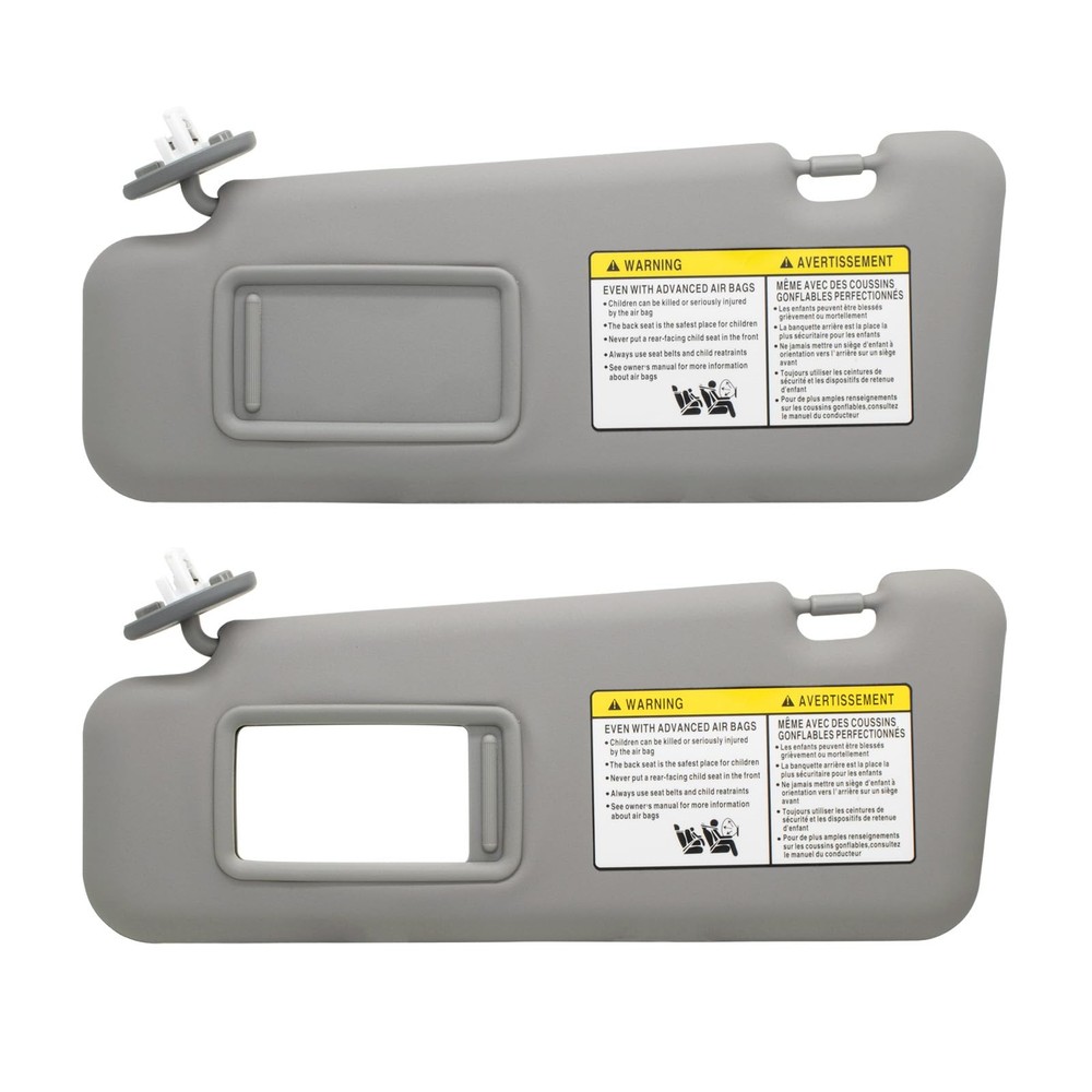 Driver Left Side Sun Visor Replacement Compatible with Gray(Left Driver)