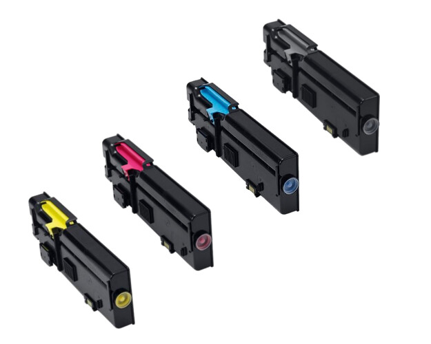 Compatible for 593-BBBU Toner Set, B/C/M/Y