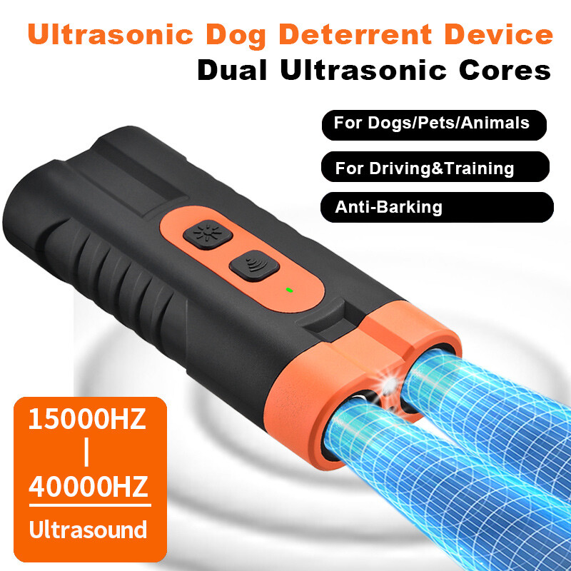 Ultrasonic Dog Repeller Anti Bark Device Stop Barking Humane Pet Training Tool