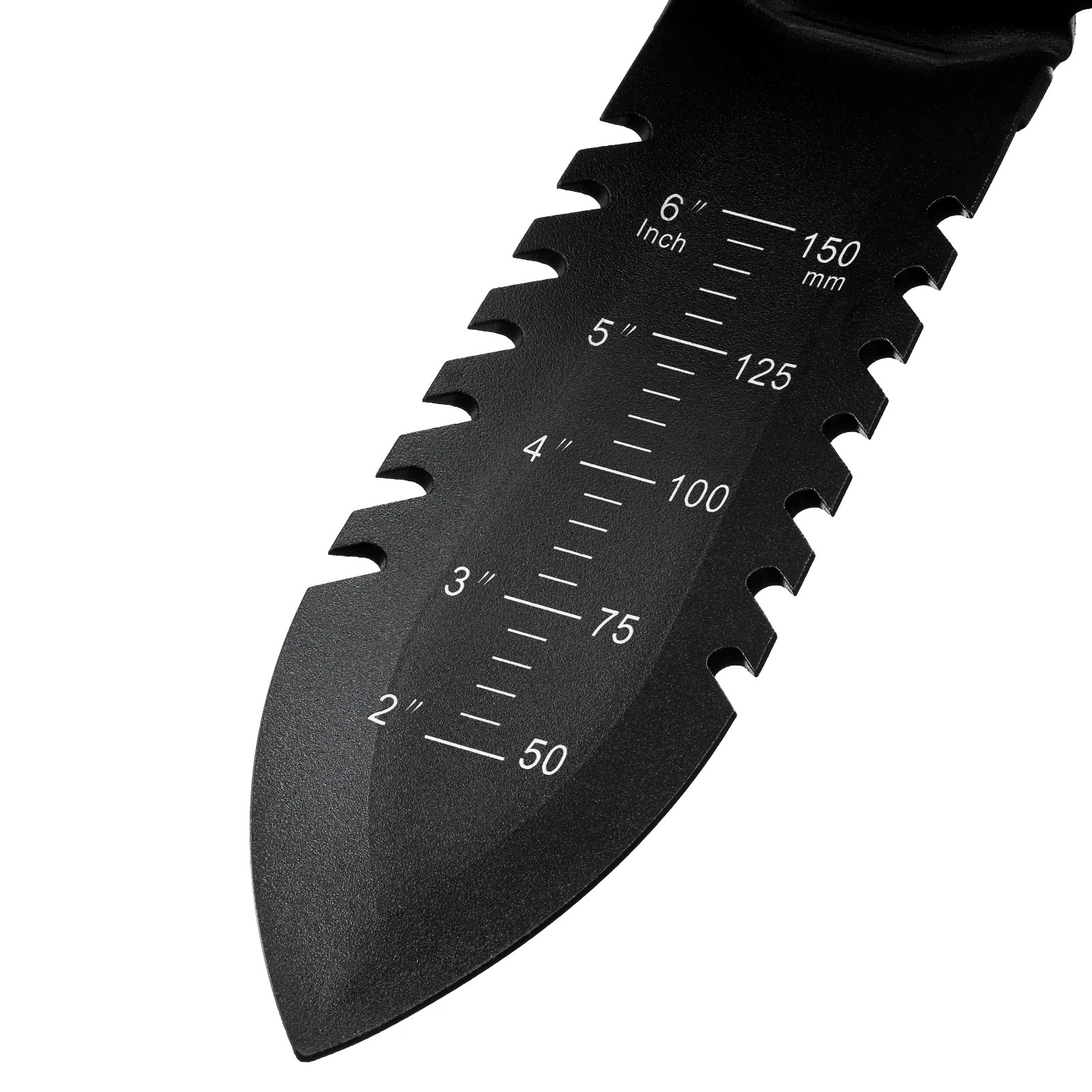 CKG Metal Detecting Shovel for Digging Heavy Duty Double Digging Tool, Black