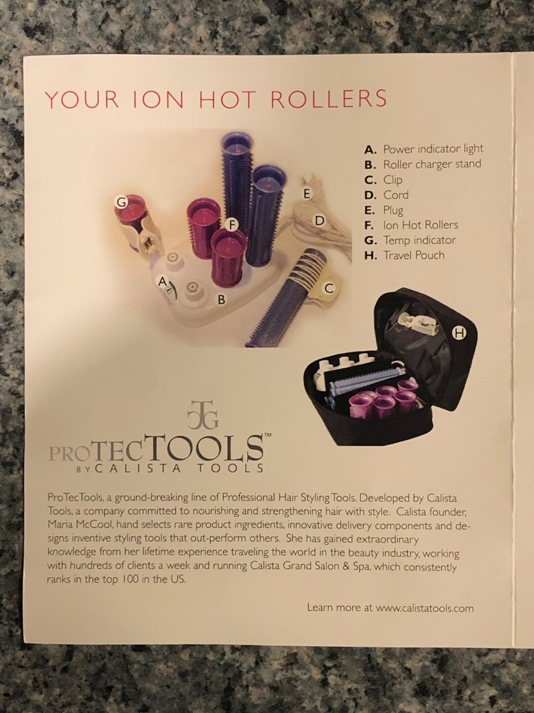 PROTECTOOLS by Calista Tools ION HOT ROLLERS