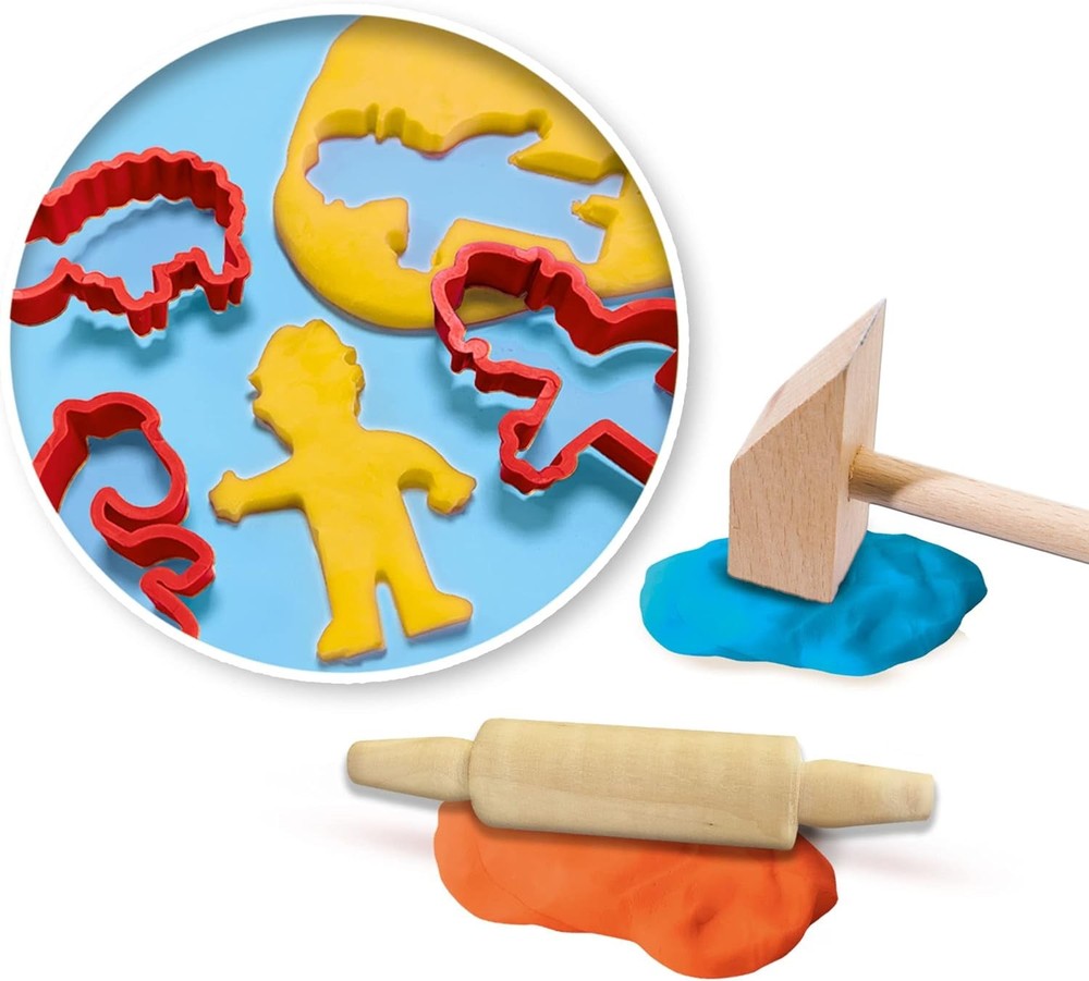 SES Creative 14438 My first-Dough mega set with tools, Multi, Small