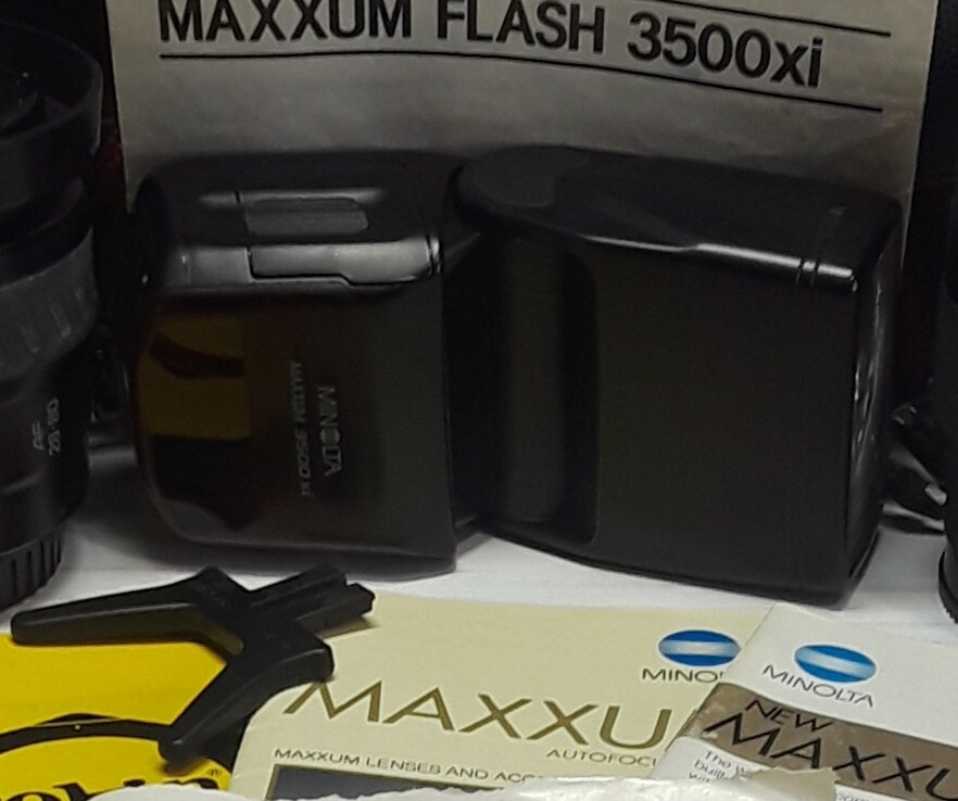 Vantage Camera Bag and lens bundle Minolta