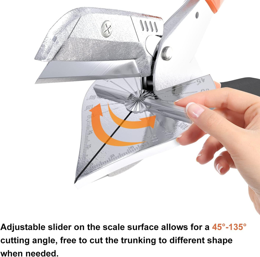 Multifunctional Shears Hand Tools,Multi Angle Miter Shear Cutter With10 Replacem