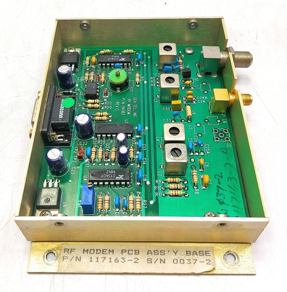 SeaTel RF Modem 117163-2 PCB 3 CH. RF MODEM 117168
