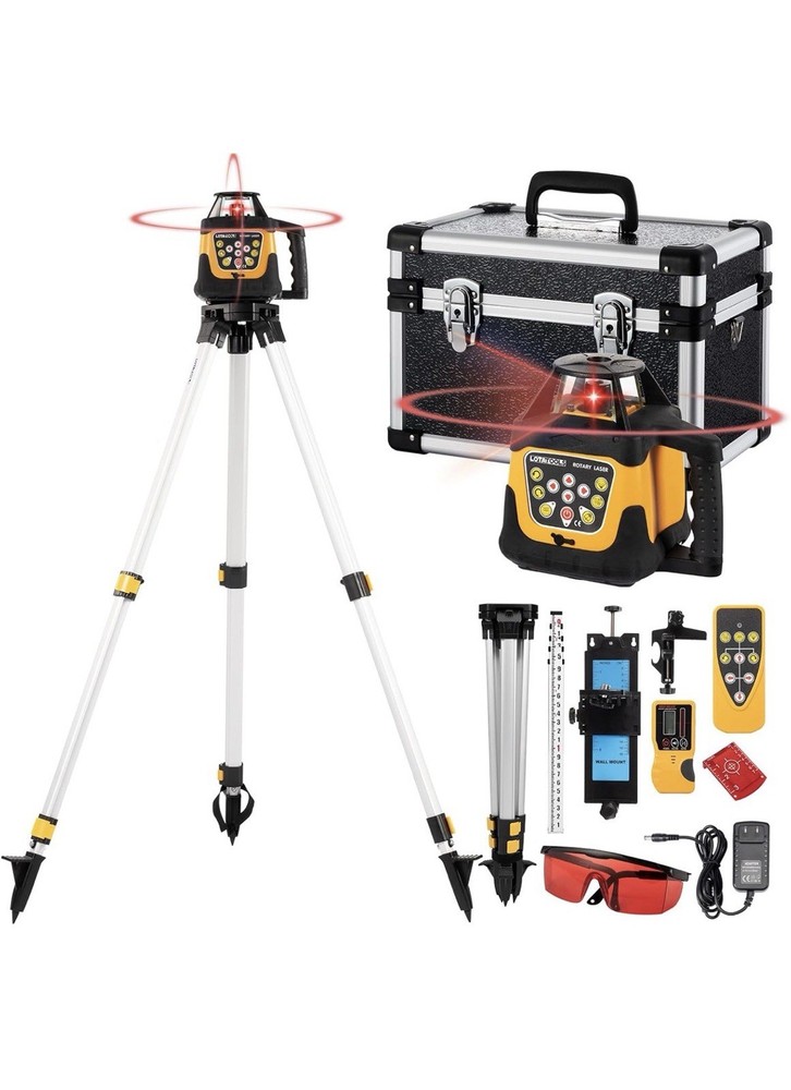 Self-Leveling Rotary Laser Level Kit