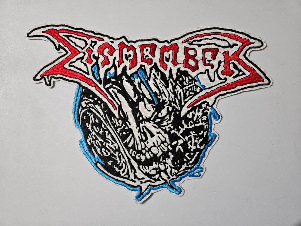 DISMEMBER,SEW ON EMBROIDERED LARGE BACK PATCH