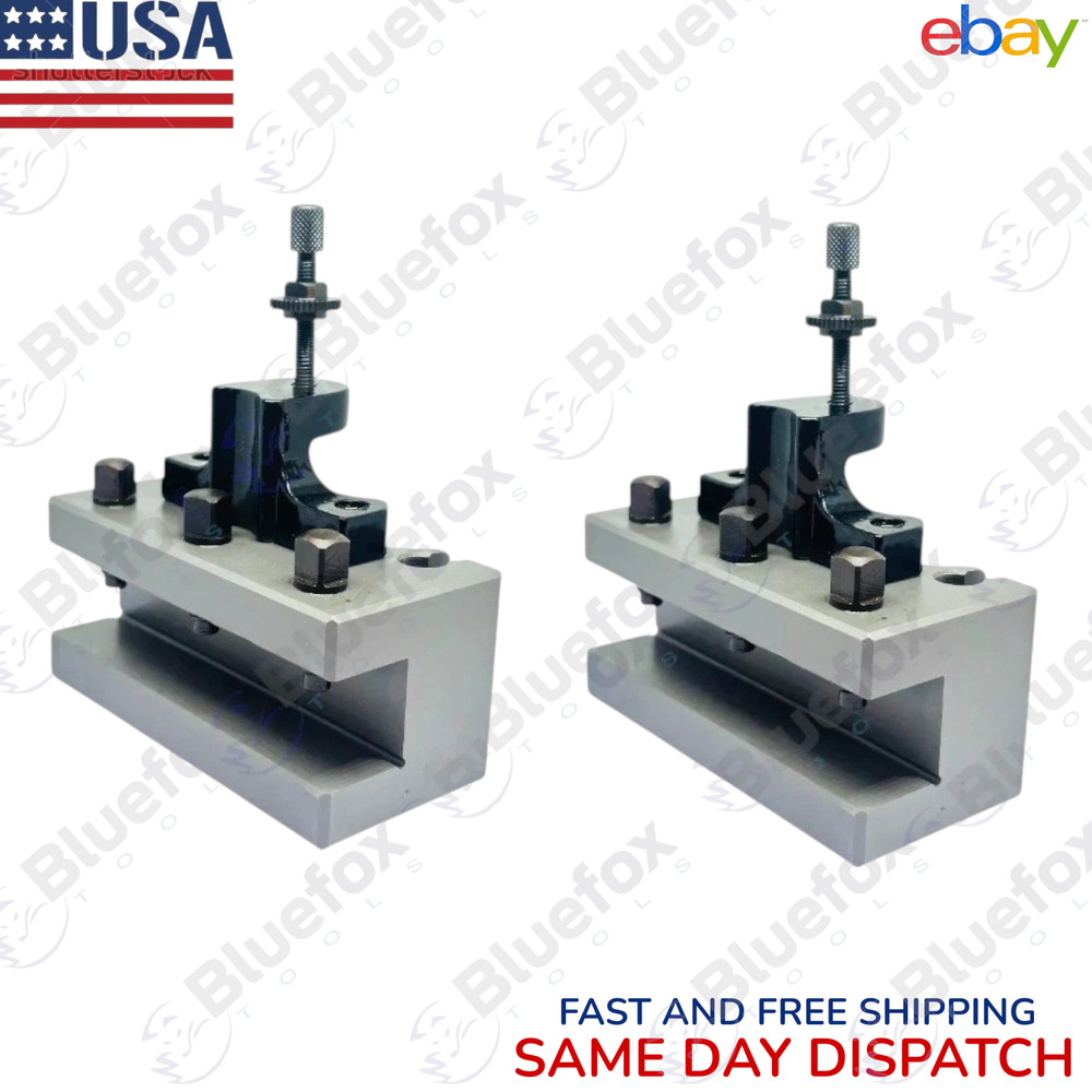 2 PCS ED20100 Turning Facing Tool Holders for E5 Or E Multifix Tool Post USA
