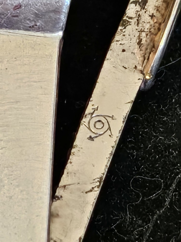Beautiful Antique Solid Silver Cheroot/ Cigar Cutter Birmingham 1907 William H
